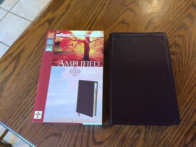 1987 Amplified Classic Bible - Burgundy Bonded  Leather - AMPC Brand New