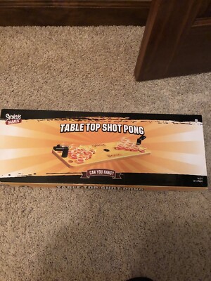 Beer Pong Wooden Foldable Shot Pong Travel Board Party Drinking Game Set