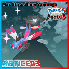 Pokemon Legends: Arceus Shiny Yanmega Max Stats