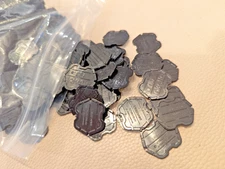 250 Tokettes - Black Greenwald Type 1 Laundry Tokens - FREE SHIPPING!