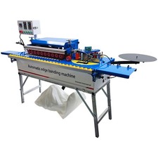 110V Automatic Edge Banding Machine Curved Edge Sealing Double-sided Polishing