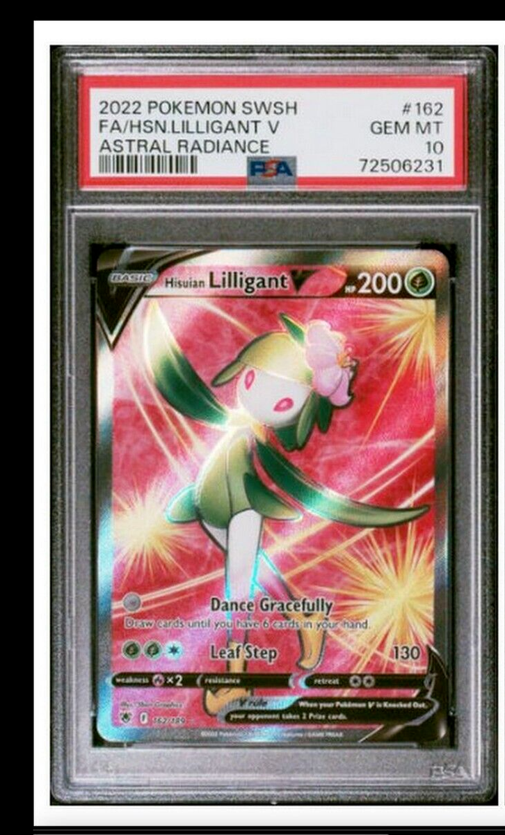 Pokemon Astral Radiance HISUIAN LILLIGANT V #162 PSA 10 GEM MINT Pokemon Astral Radiance HISUIAN LILLIGANT V #162 PSA 10 GEM MINT
