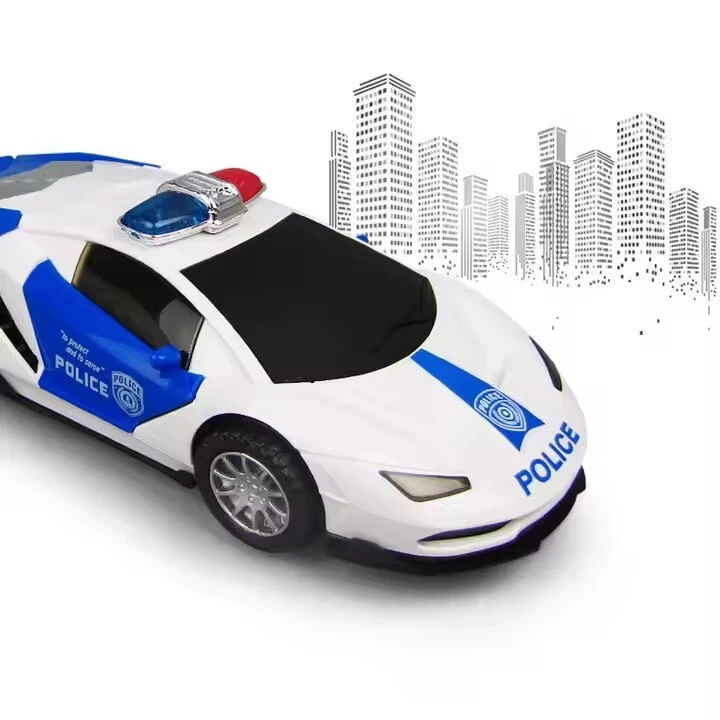 Police Toy Car with Lights & Sounds – Automatic Doors & Universal Wheels - Image 2 of 4
