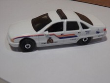 Matchbox White '94 Chevy Caprice Classic Police Canada RCMP GRC