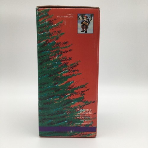 Clothtique Schottischer Weihnachtsmann mit Dudelsack Weihnachtsschmuck Possible Dreams 2000 - Bild 11 von 13