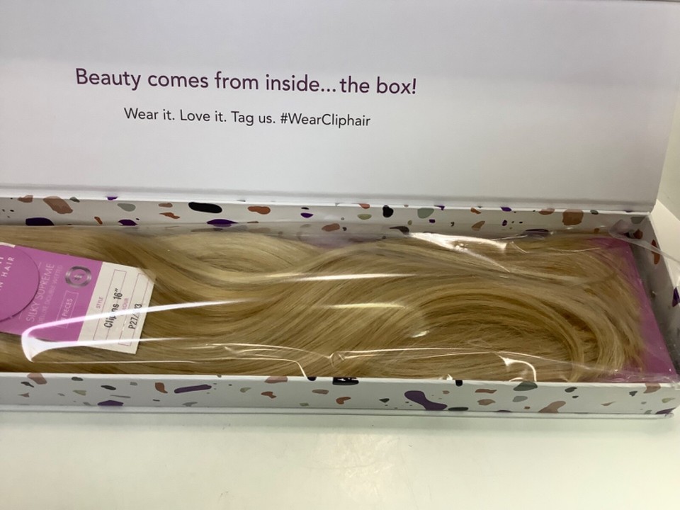 CLIPHAIR LIGHT GOLDEN BLONDE (P27/613) TAPE IN HAIR EXTENSIONS 16" 8