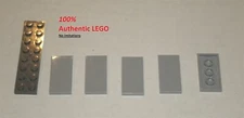 LEGO NEW 2x4 Light Bluish Grey Tile (5x) 4560183 Brick 87079