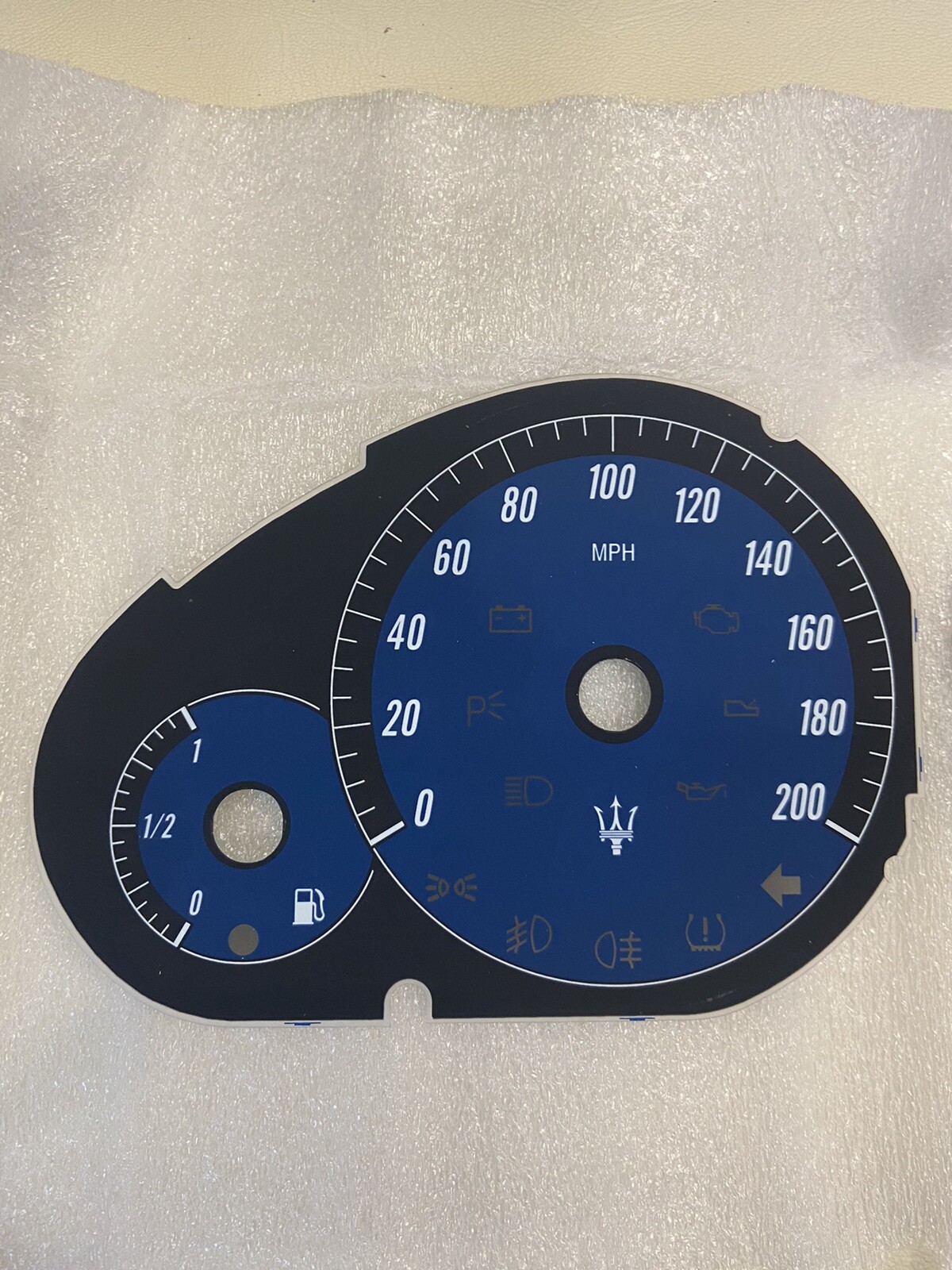 Maserati Granturismo Guage Cluster Faces Plates