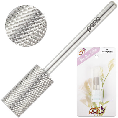 USA High Quality 3/32 CARBIDE NAIL DRILL BIT For PRO Cylinder Silver Large Head 