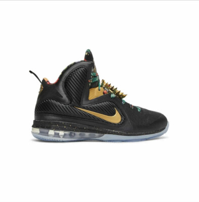 シューズ(男性用) Lebron 9 Watch the Throne DO9353-001 Nike Lebron IX 9 Watch The Throne Gold DO9353-001 Mens Size