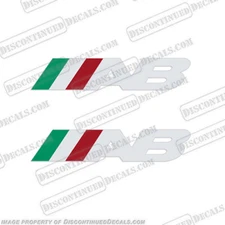 Fits AB Nautilus Inflatable Boat Decals (Set of 2)- 2002 - 1.4" x 7"