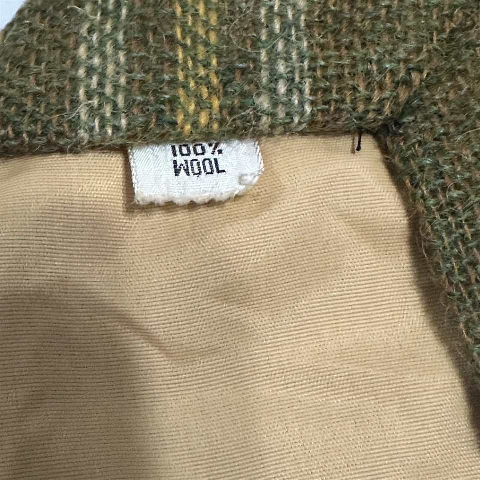 Corbata Vintage Prince Consort Lana Dorada Verde Amarillo Ancha Foto 4 de 4