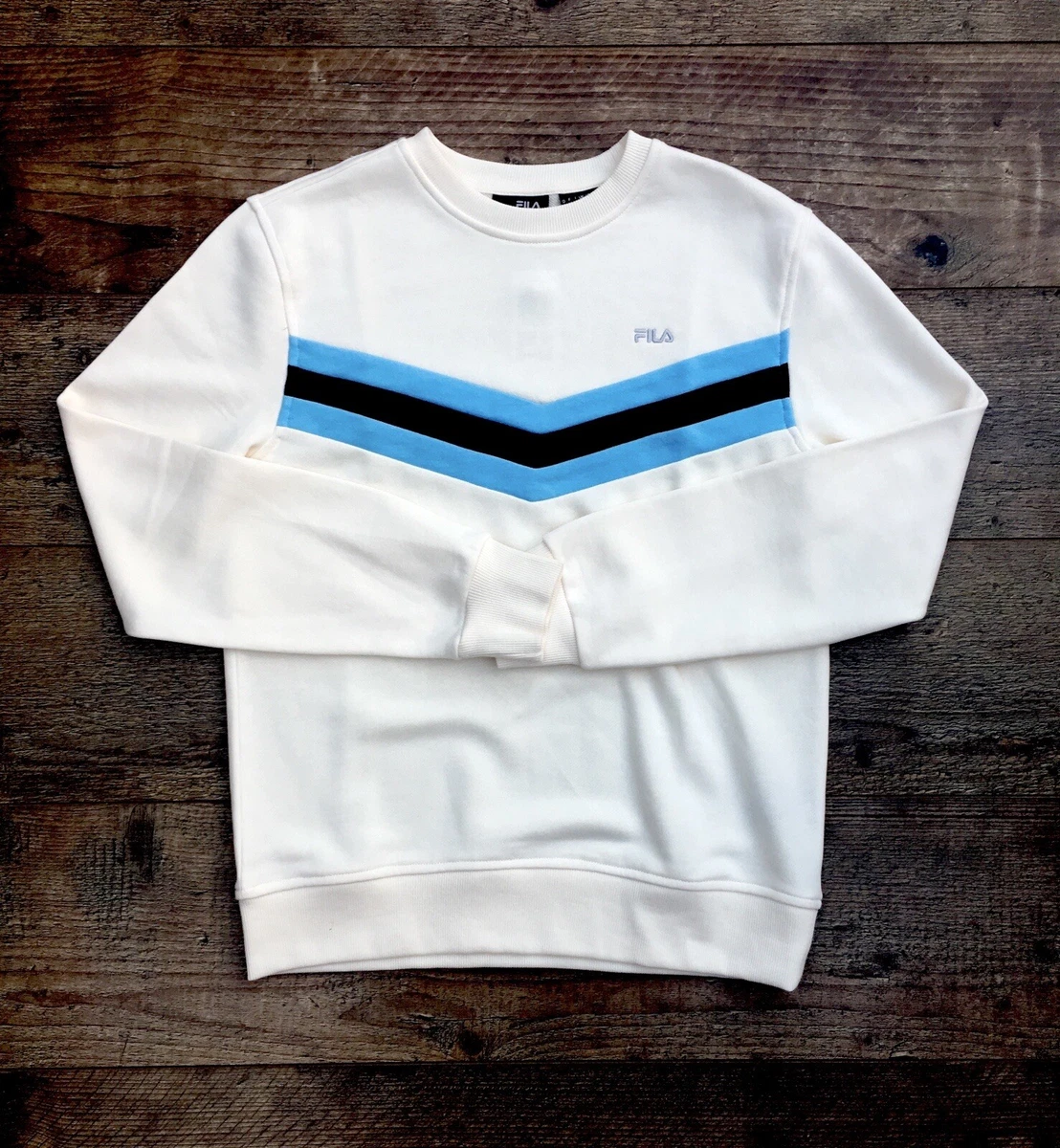 Cream fila jumper sale