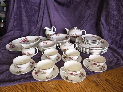 Vintage Moss Rose China By Johann Haviland China Corporation 6