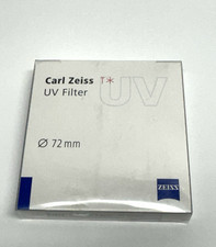 FACTORY SEALED Carl Zeiss T Circular UV Ultraviolet Lens Filter 72mm 1856-324