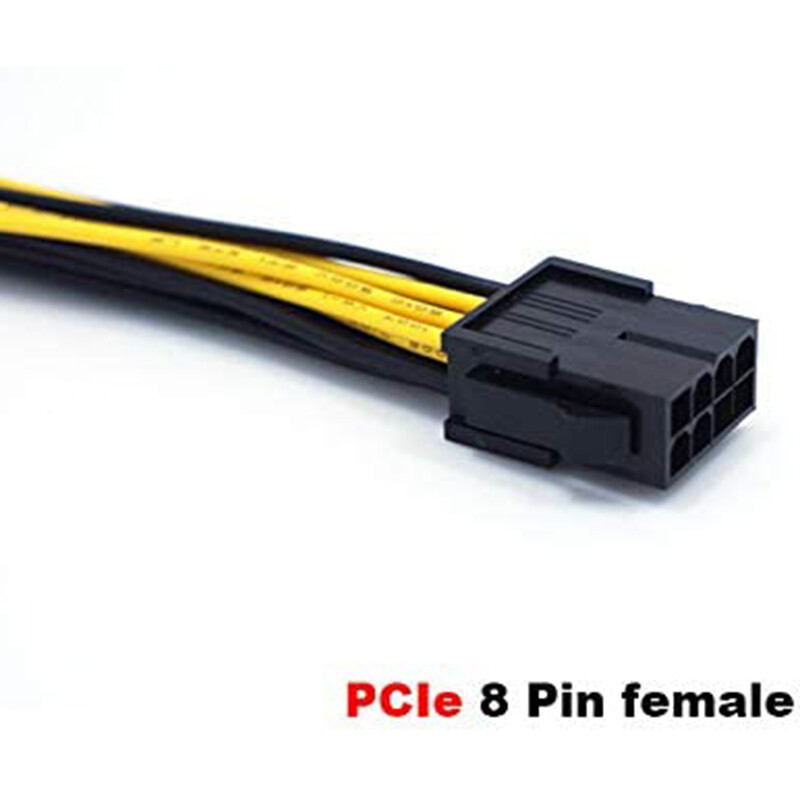 Image 4 - PCIe 8 Pin to 2 x 8 Pin (6+2) PCI Express Adapter Power Cable PCIE Y - Splitter 