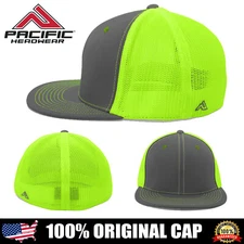 Pacific Headwear 4D5 ORIGINAL NEW Blend D-Series Trucker Mesh Flexfit Cap Hat!
