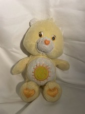 Care Bears Vintage Care Bear Funshine Sunshine Yellow Bear 8 inches