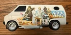 Vintage 1977 Star Wars SSP Van by  Kenner ~ White w/ Mural on Sides, No Rip Cord