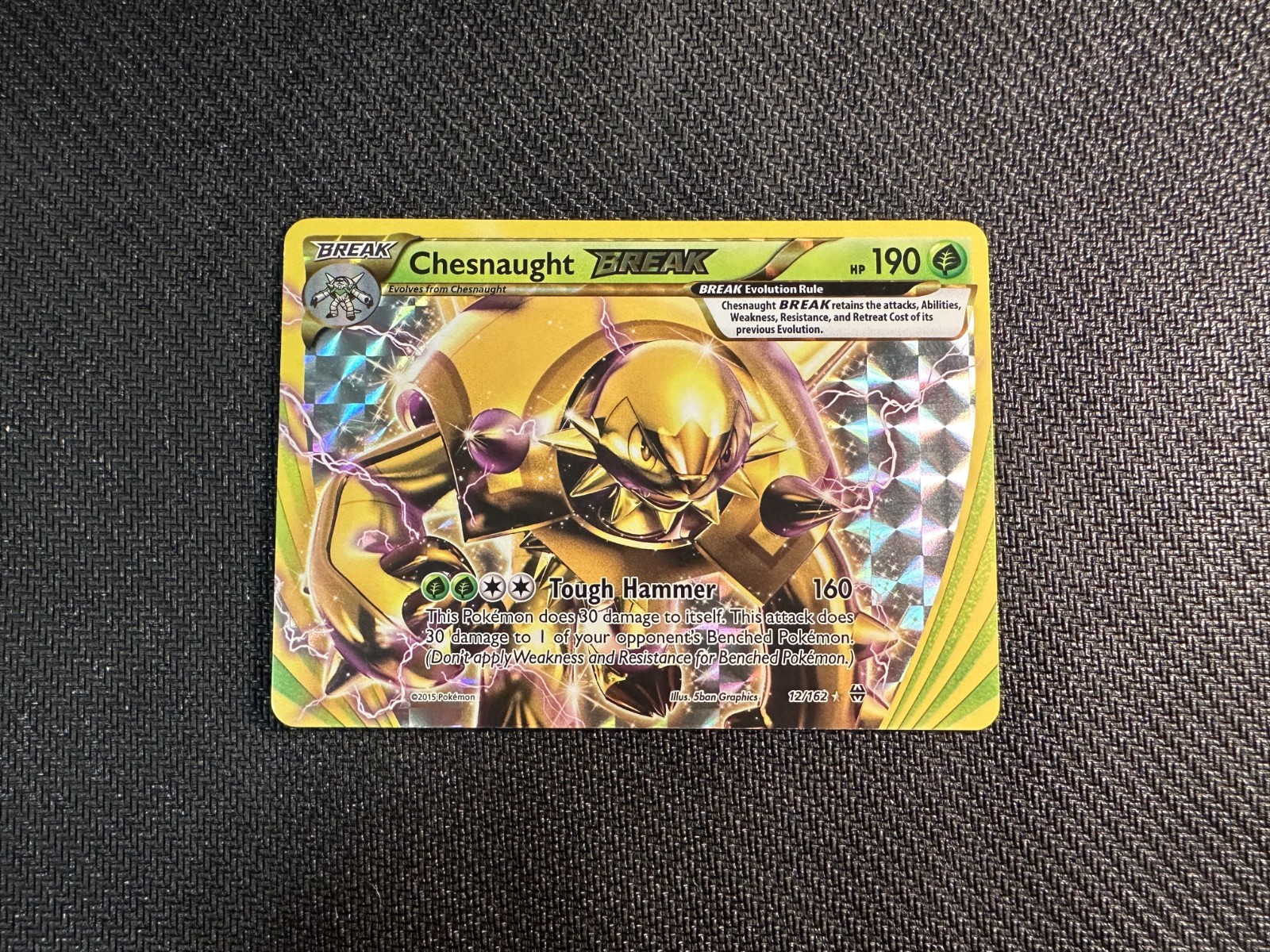 Chesnaught BREAK 12/162 Pokémon Breakthrough Holo