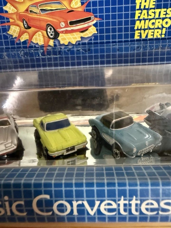 Vintage Micro Machines Set Galoob Classic Corvettes Ungeöffnet - Bild 4 von 4