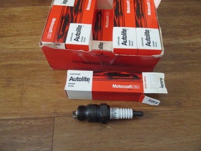 10 NOS Autolite BTF42 156 Spark Plugs Vintage C5TZ-12405-A B500 P350 F100 E100