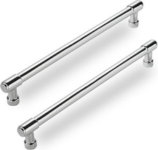 Polished Chrome Kitchen Cabinet Drawer Pull Handles 10 Inch 256mm 2 PCS