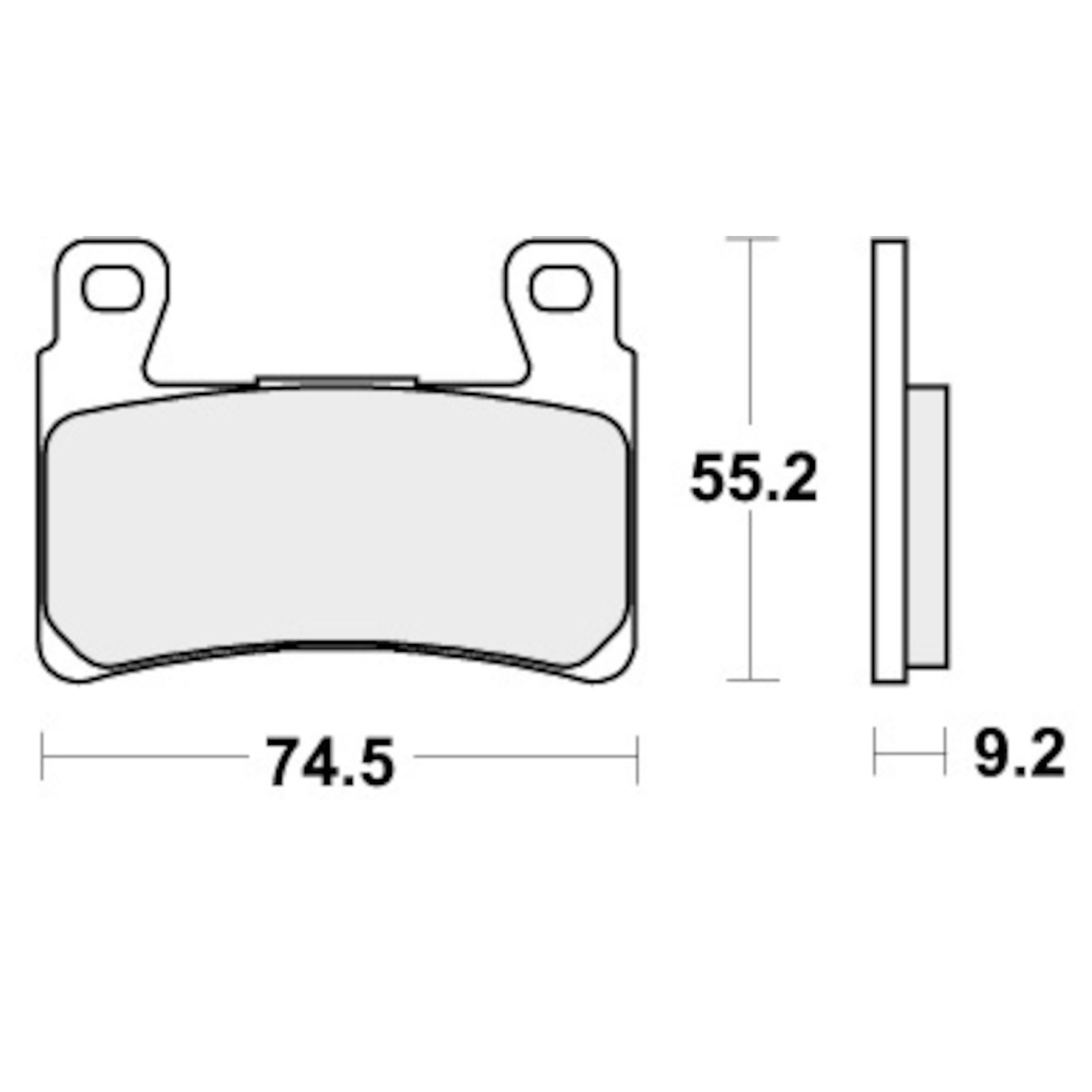 Brake Pads for HARLEY SOFTAIL 1860 HERITAGE Cl FLHCS 114 2020 Fr Org VTwin SBS