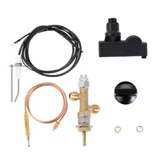 LPG Propane Gas Fireplace Fire Pit Control Valve Kit Igniter Ignitor Assembly