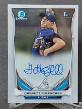 Garrett Fulenchek 2014 Bowman Chrome Draft Autograph BCA-GF Auto Atlanta Braves