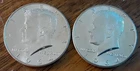 *2* US MINT-1964D-JOHN F. KENNEDY 90% SILVER HALF DOLLARS-Brilliant Uncirculated