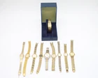 F x 10 Vintage Ladies Seiko Quartz Wristwatches Inc Boxed, Gold Tone etc N/T