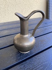 Piękny stary wazon, dzbanek, lity mosiądz, ciężki (0,475 kg), ręcznie robiony