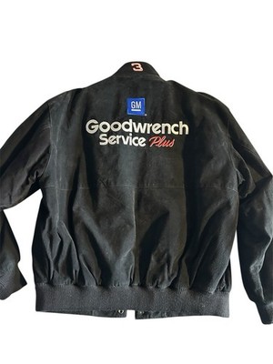 Dale Earnhardt Goodwrench JH Chase Authentics Suede LEATHER NASCAR