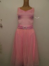 Dance Costume XL Child Pink Costume Gallery Lyrical Jazz Glitter 2in1