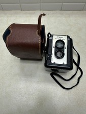 Argus 75 Seventy-Five 620 Film TLR Camera W/ Leather Case  Strap