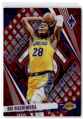 2023-24 Panini Phoenix Rui Hachimura #107 International Red #/75 Lakers - Picture 1 of 2