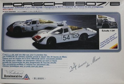 Union Model Porsche 907/908 1/24 Plastik Modellbausatz | ungebaut...