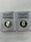 1994-S and 1995-S Silver Kennedy Half Dollars. Beautiful