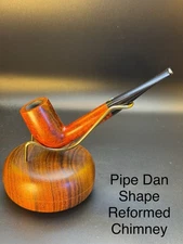 Vintage Pipe Dan Shape Reformed Chimney Tobacco Pipe