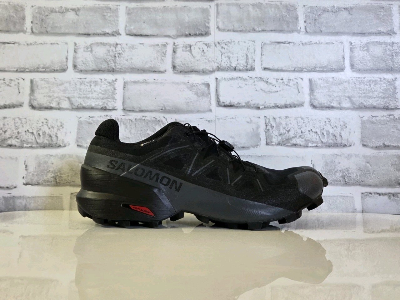 Scarpe da trail running Salomon Speedcross GTX Gore Tex da uomo taglia 10 5 nere 475690