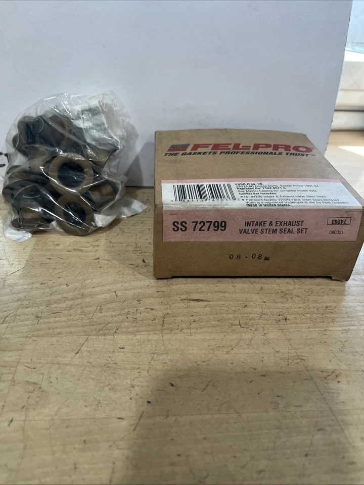 FEL-PRO SS72799 Engine Valve Stem Oil Seal Set - 1992-1994 Ford 4.6L V8 - Image 2 of 3