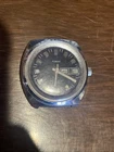 1974 Men's Timex Viscount Mechanical Automatic Watch - 39mm, Day/Date, Blue Dial