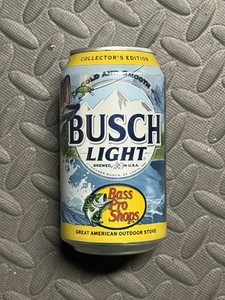 12oz Busch Light 2025 Limited Edition Bass Pro Fishing   Can(Empty)