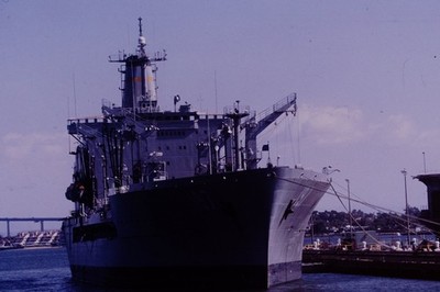 1998 San Diego Fleet Tanker Shipping Boat 35mm Original Slide Ref 2929