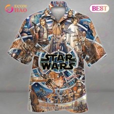 Disney Star Wars Characters Hawaiian Shirt, Unisex Adult, Size S-5XL