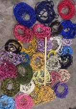 Huge Lot Vintage Bump Chenille Many Colors lengths Sm, Med, Large Bumps 1200   