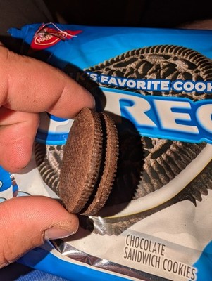  Rare Manufacturing Error Oreo Cookie One Side is upside down