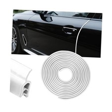Car Door Protector Edge Guards Anti Collision U Shaped Automobile 33Ft White