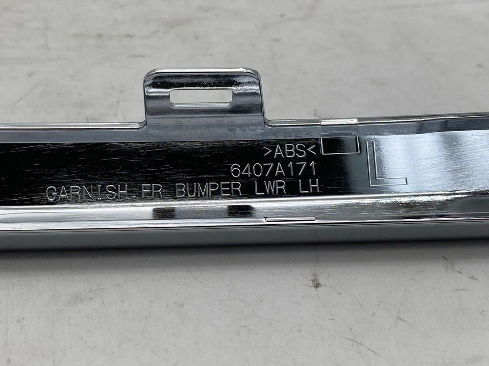Parachoques delantero izquierdo mitsubishi outlander Sport 2016-2019 moldura cromada 6407a171 Foto 4 de 4